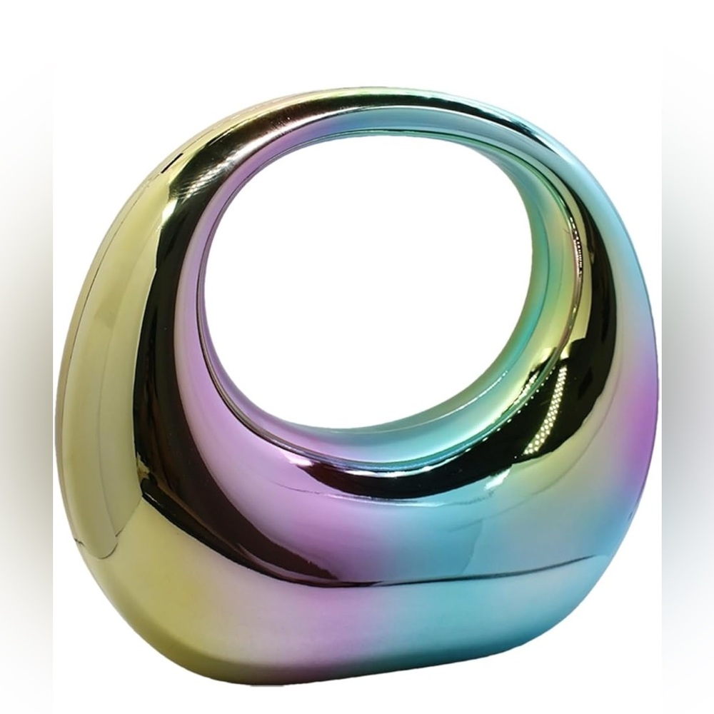 Iridescent Acrylic Evening Clutch